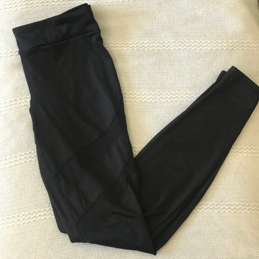Forever 21 black sheer workout leggings